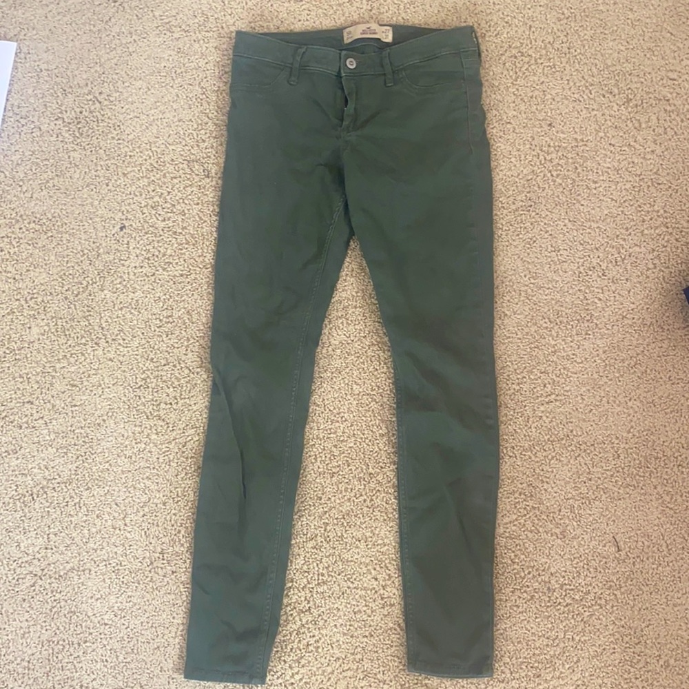 Army green jeans